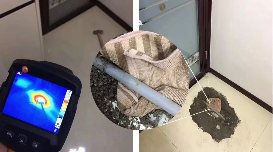 利用紅外熱像儀無損診斷地暖滲漏，簡便快捷！